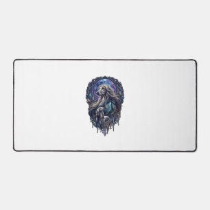 Dog Crystal Moon Enchanted Forest_1 Desk Mat