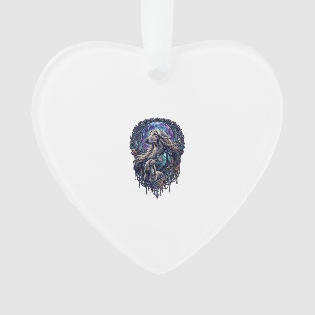 Dog Crystal Moon Enchanted Forest_1 Ornament (Front)