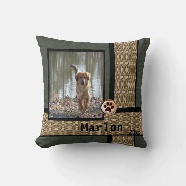Dog Custom Photo Cushion (Front)