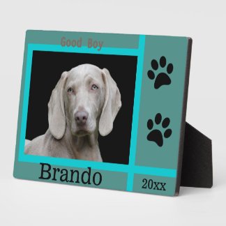Dog Custom Photo   Plaque