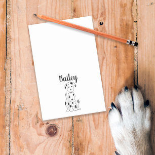 Dog Cute Dalmatian Personalised Pet Stylish Fun Post-it Notes