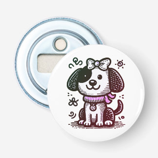 Dog, Cute, Drawing Bottle Opener