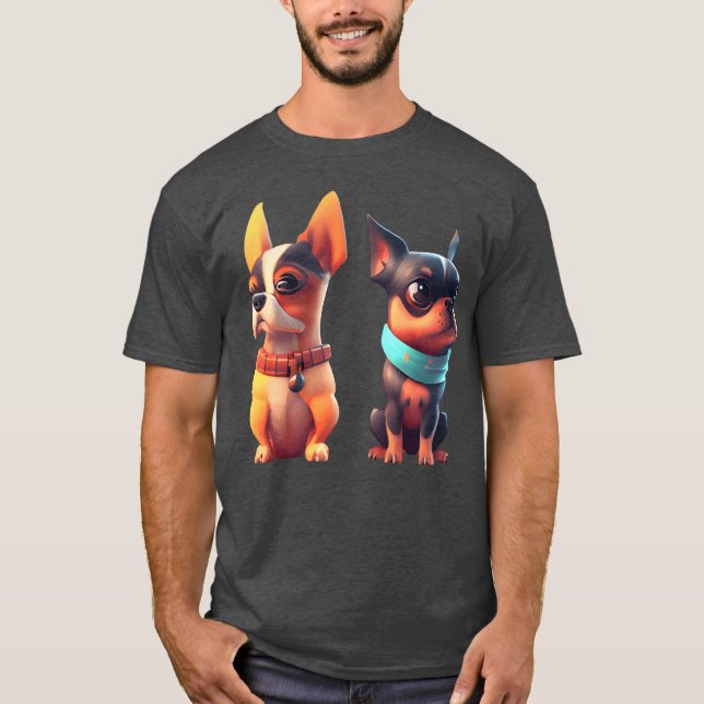 dog cute gift boy T-Shirt (Front)