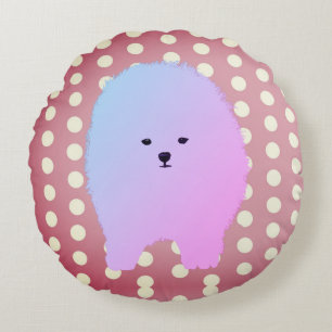 Dog, Cute Pomeranian Fluffy Pet Pillow