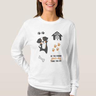 Dog Cute Sticker Set Bernese Mountain T-Shirt