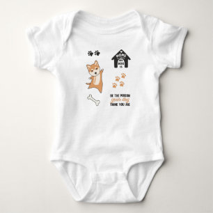Dog Cute Sticker Set Shiba Dogs Sticker Baby Bodysuit