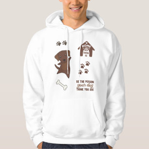 Dog Cute Stickers Brown Labrador Retriever Hoodie
