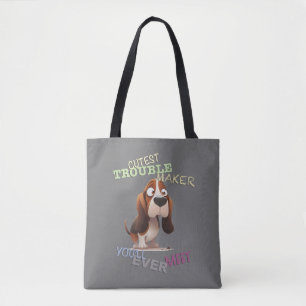 Dog Cuttest Trouble Maker Cute Adorable Funny Tote Bag