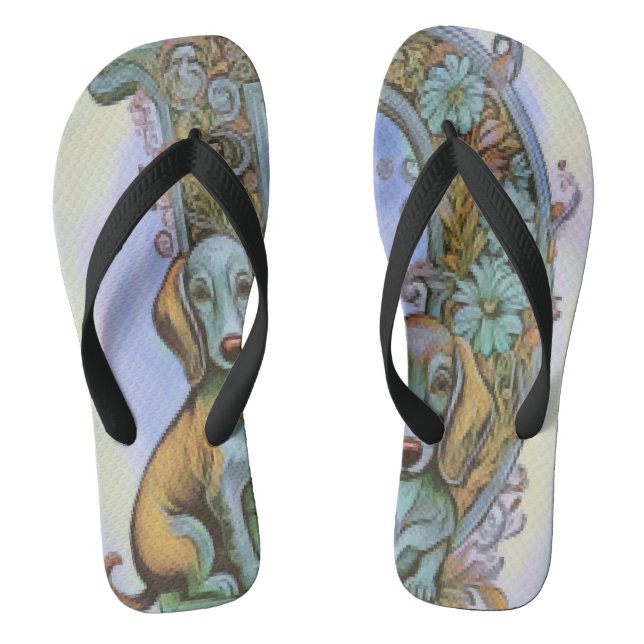 Dog D, Alfabet  Thongs (Footbed)