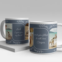 Dog Dad 3 Vertical Photo Loving Words Personalised