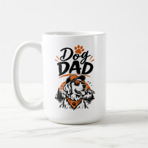 Dog Dad Adventure Mountain Dog Lover Coffee Mug