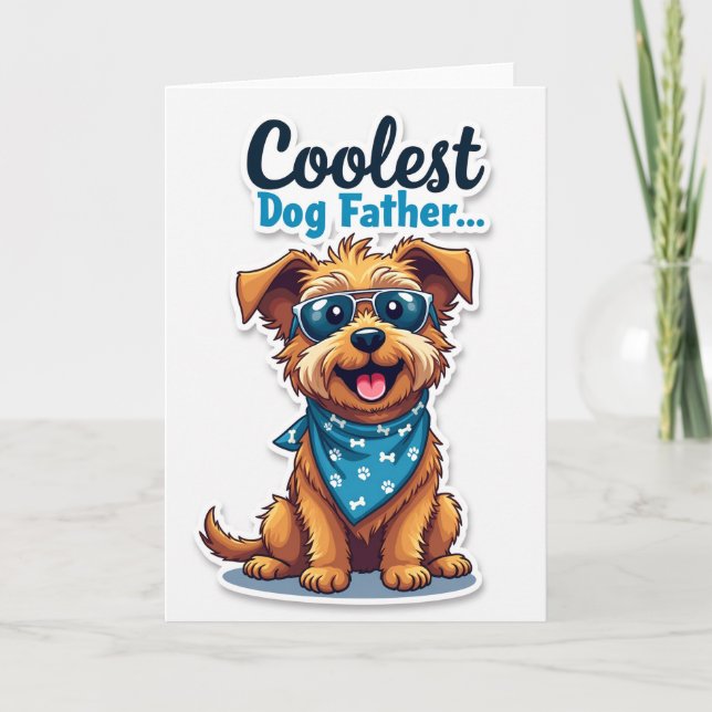 Dog Dad Affection Card (Front)