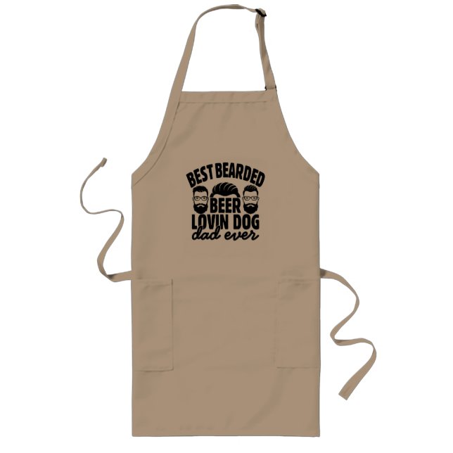 Dog Dad Bar-B-Que Apron (Front)