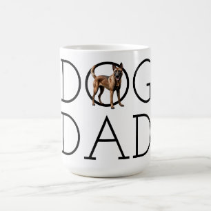 Dog Dad Belgian Malinois Coffee Mug