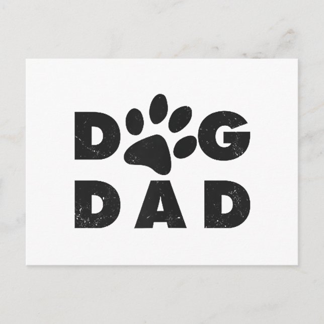 Dog Dad classic Postcard (Front)
