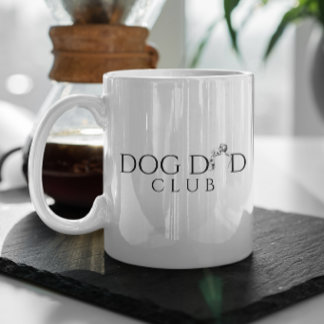 Dog Dad Club Minimal Line Art Coffee Mug