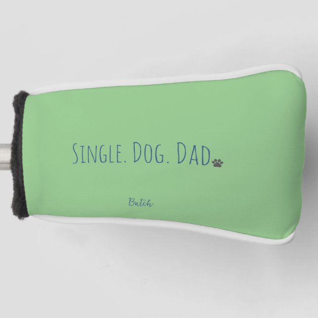 Dog Dad Custom Golf Head Cover (Front)
