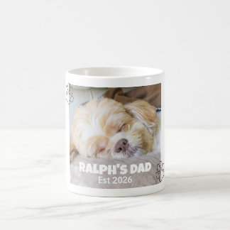 Dog Dad Custom Photo Personalised Name Coffee Mug