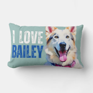 Dog Dad Dog Mum Gift I Love You Pet Throw Pillow
