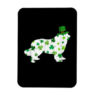 Dog Dad Dog Mum sSt Patricks Day Newfoundland Magnet