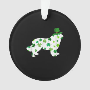 Dog Dad Dog Mum sSt Patricks Day Newfoundland Ornament