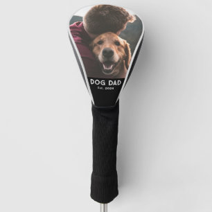 Dog Dad Established Photo Gift  Golf Head Cover