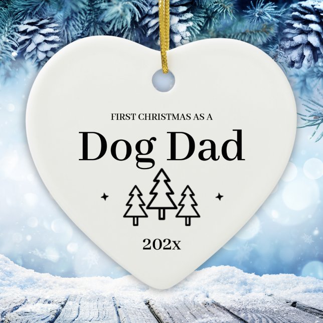 Dog Dad First Christmas Ornament (Dog Dad First Christmas Ornament
)