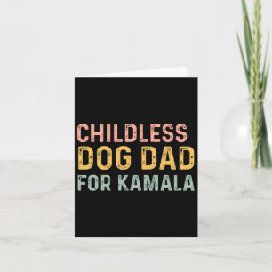 Dog Dad For Kamala Harris 2024 2 Card
