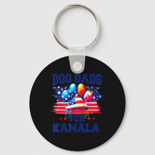 Dog Dad For Kamala They're Eating The Dogs Trump D Key Ring
