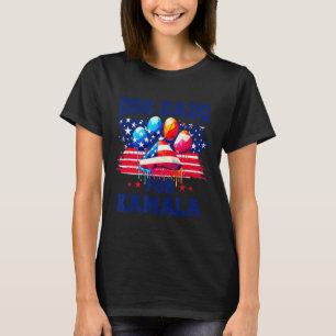 Dog Dad For Kamala They're Eating The Dogs Trump D T-Shirt