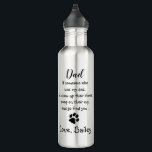 Dog Dad Funny Father's Day Joke - Humour Dog Dad 710 Ml Water Bottle<br><div class="desc">Surprise Dad this Father's Day with this super cute dog dad water bottle . Dad ... If someone else was my dad , I’d chew up their shoes , poop on their rug , and go find you . . . Personalise with the Dog Dad's favourite Pet Photo, and name...</div>