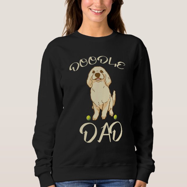 dog dad golden doodle best golden retriever dad ev sweatshirt (Front)