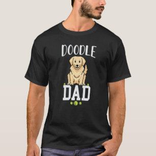 dog dad golden doodle best golden retriever dad ev T-Shirt