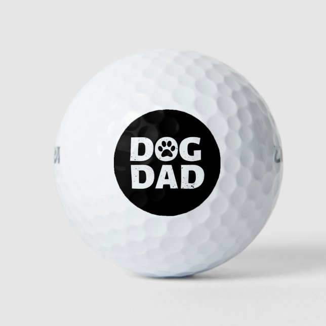 Dog Dad Golf Balls (Front)