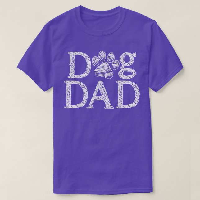 Dog Dad Graphic Father`s Day Gift Dog Lover Gift  T-Shirt (Design Front)