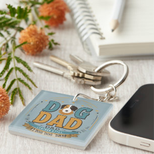 Dog Dad Keychain