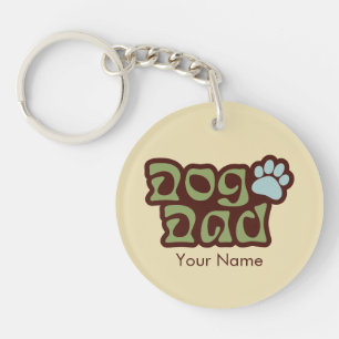 Dog Dad Logo Key Ring