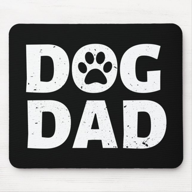 Dog Dad Mouse Pad (Front)