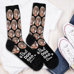 DOG DAD Personalised Cute Pet Photo Novelty Crew Socks<br><div class="desc">Celebrate the dog dad in your life with these adorable Dog Photo Socks! Perfect for any dog lover, these socks are a unique and thoughtful gift that will surely bring a smile to their face. Features Custom Dog Photo: Capture your favourite furry friend and have their picture printed all over...</div>
