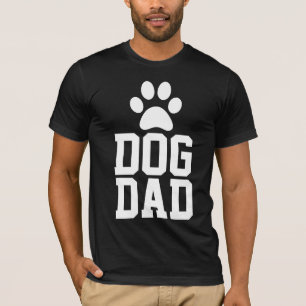 DOG DAD T-SHIRTS IN BLACK