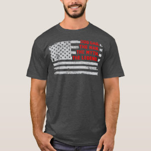 Dog Dad The Man Myth Legend funny Fathers Day Amer T-Shirt