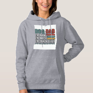 Dog Dad The Snack Dealer Vintage Paw Print Shirt_1 Hoodie