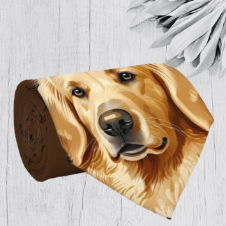 Dog Daddy Golden Retriever Labrador Neck Tie