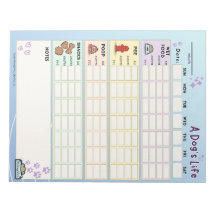 Dog Daily Tracker, Sunday Start