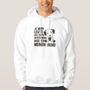 Dog Dalmatian Doesn't Like People Cute Dogs Hoodie