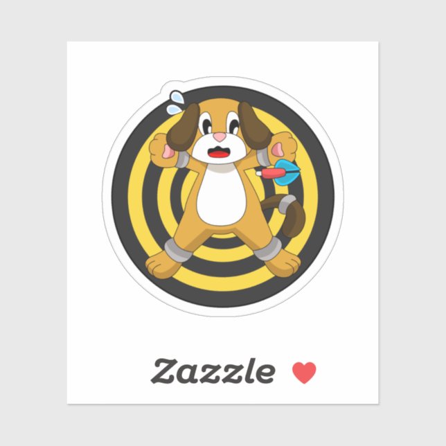 Dog Darts Dart Dartboard (Sheet)