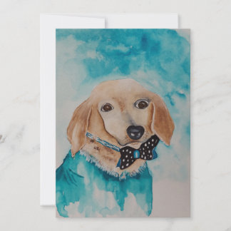 Dog Day Blues Thank You Card