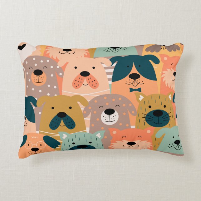 Dog Day Decorative Cushion (Front)