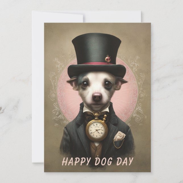 Dog Day Greeting Card – Funny Custom Pet Lover (Front)