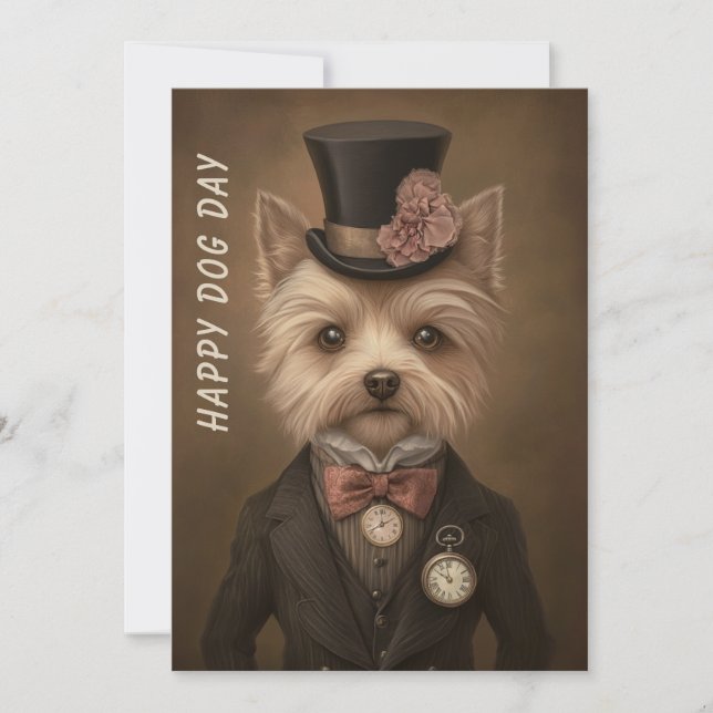Dog Day Greeting Card – Funny Custom Pet Lover (Front)